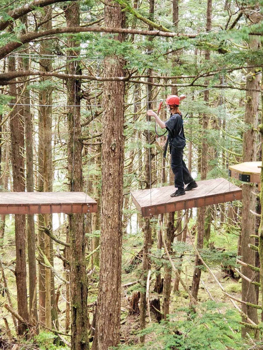 Zipline in Sitka