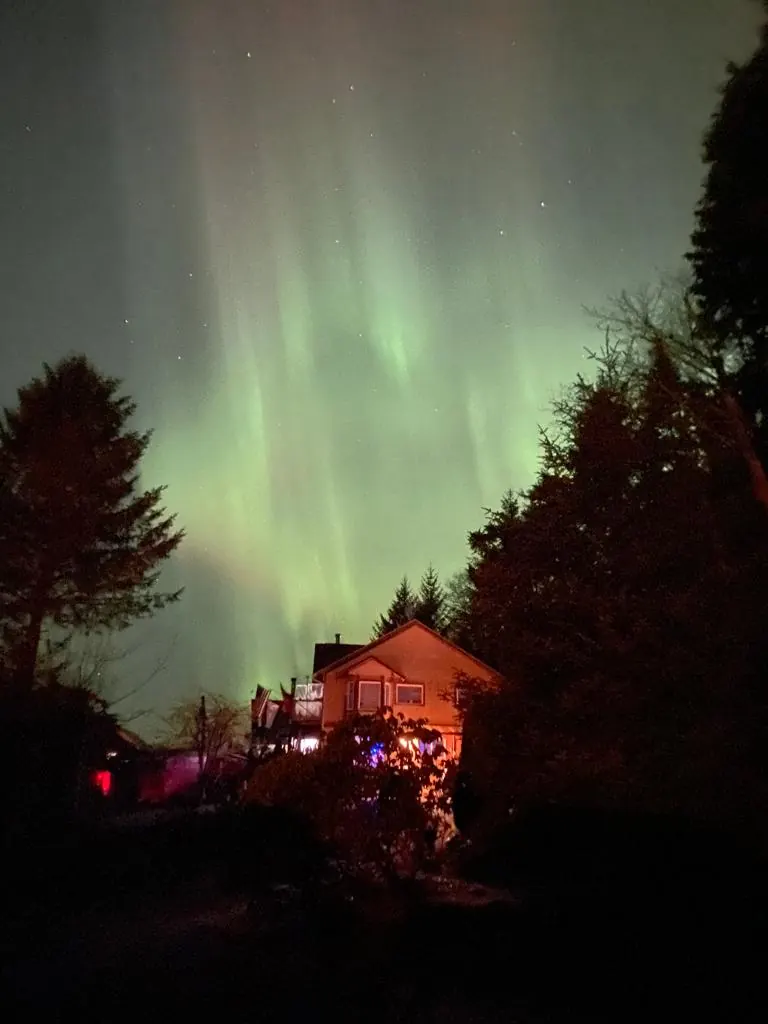 Northern lights in Sitka